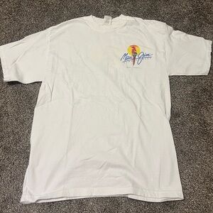 Maui Jim White Tee with Colorful Logo